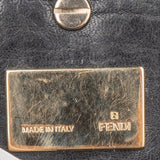 Fendi Pebbled Leather Buckle Handbag