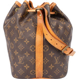 Louis Vuitton Canvas Monogram Sac Noe Petit Shoulder Bag