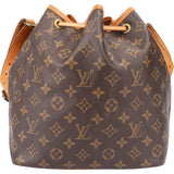 Louis Vuitton Canvas Monogram Sac Noe Petit Shoulder Bag
