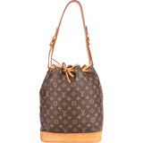 Louis Vuitton Canvas Monogram Sac Noe Grande Shoulder Bag