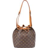 Louis Vuitton Canvas Monogram Sac Noe Petit Shoulder Bag