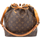 Louis Vuitton Canvas Monogram Sac Noe Petit Shoulder Bag