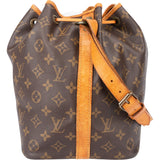 Louis Vuitton Canvas Monogram Sac Noe Petit Shoulder Bag