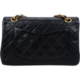 Chanel Quilted Lambskin 24K Gold Small Flap Crossbody Bag