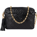 Chanel Quilted Lambskin CC Camera Crossbody Bag
