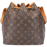 Louis Vuitton Canvas Monogram Sac Noe Petit Shoulder Bag