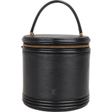 Louis Vuitton Noir Epi Leather Cannes Vanity Handbag