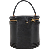 Louis Vuitton Noir Epi Leather Cannes Vanity Handbag
