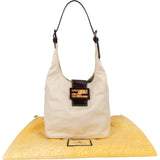 Fendi Cottton Limited Baguette Buckle Shoulder Bag