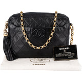 Chanel Quilted Lambskin CC Camera Crossbody Bag