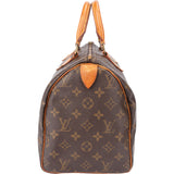 Louis Vuitton Canvas Monogram Speedy 30 Handbag