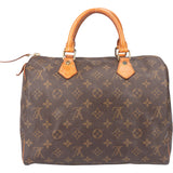 Louis Vuitton Canvas Monogram Speedy 30 Handbag