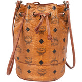 MCM Visetos Monogram Bucket Crossbody Bag