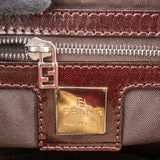 Fendi Cottton Limited Baguette Buckle Shoulder Bag