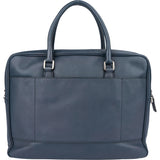 Prada Blue Saffiano Leather Business Handbag