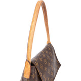 Louis Vuitton Canvas Monogram Looping PM Shoulder Bag