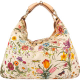 Gucci Limited Floral Monogram Horsebit Handbag
