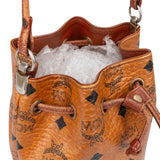 MCM Visetos Monogram Bucket Crossbody Bag