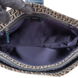 Fendi FF Monogram Baguette Buckle Shoulder Bag
