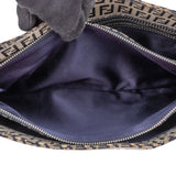 Fendi FF Monogram Baguette Buckle Shoulder Bag