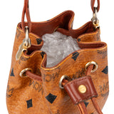 MCM Visetos Monogram Bucket Crossbody Bag
