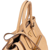 Prada Beige Leather Vitello Handbag