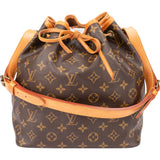Louis Vuitton Canvas Monogram Sac Noe Petit Shoulder Bag