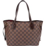 Louis Vuitton Damier Ebene Monogram Neverfull PM Handbag
