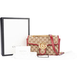 Gucci Quilted GG Monogram Marmont Mini Crossbody Bag