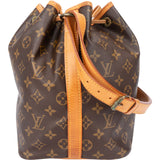 Louis Vuitton Canvas Monogram Sac Noe Petit Shoulder Bag
