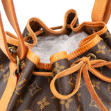 Louis Vuitton Canvas Monogram Sac Noe Petit Shoulder Bag