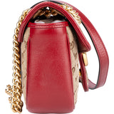 Gucci Quilted GG Monogram Marmont Mini Crossbody Bag