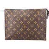 Louis Vuitton Canvas Monogram Poche Toilette Clutch