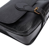 Louis Vuitton Noir Epi Leather Cartouchiere MM Crossbody Bag
