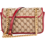 Gucci Quilted GG Monogram Marmont Mini Crossbody Bag