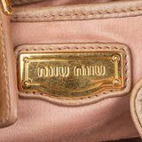Miu Miu Leather City Handbag