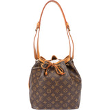 Louis Vuitton Canvas Monogram Sac Noe Petit Shoulder Bag
