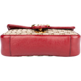 Gucci Quilted GG Monogram Marmont Mini Crossbody Bag