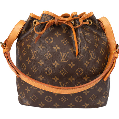 Louis Vuitton Canvas Monogram Sac Noe Petit Shoulder Bag