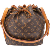 Louis Vuitton Canvas Monogram Sac Noe Petit Shoulder Bag