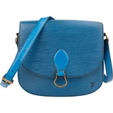 Louis Vuitton Bleu Epi Leather Saint Cloud GM Crossbody Bag