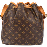 Louis Vuitton Canvas Monogram Sac Noe Petit Shoulder Bag