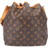 Louis Vuitton Canvas Monogram Sac Noe Petit Shoulder Bag