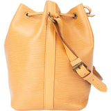 Louis Vuitton Beige Epi Leather 80s Sac Noe Petit Shoulder Bag