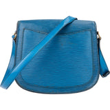 Louis Vuitton Bleu Epi Leather Saint Cloud GM Crossbody Bag