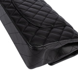 Chanel Quilted Lambskin CC Medium Double Flap Crossbody Bag