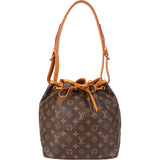 Louis Vuitton Canvas Monogram Sac Noe Petit Shoulder Bag