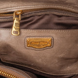 Miu Miu Leather City Handbag