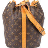 Louis Vuitton Canvas Monogram Sac Noe Petit Shoulder Bag