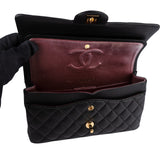 Chanel Quilted Lambskin CC Medium Double Flap Crossbody Bag